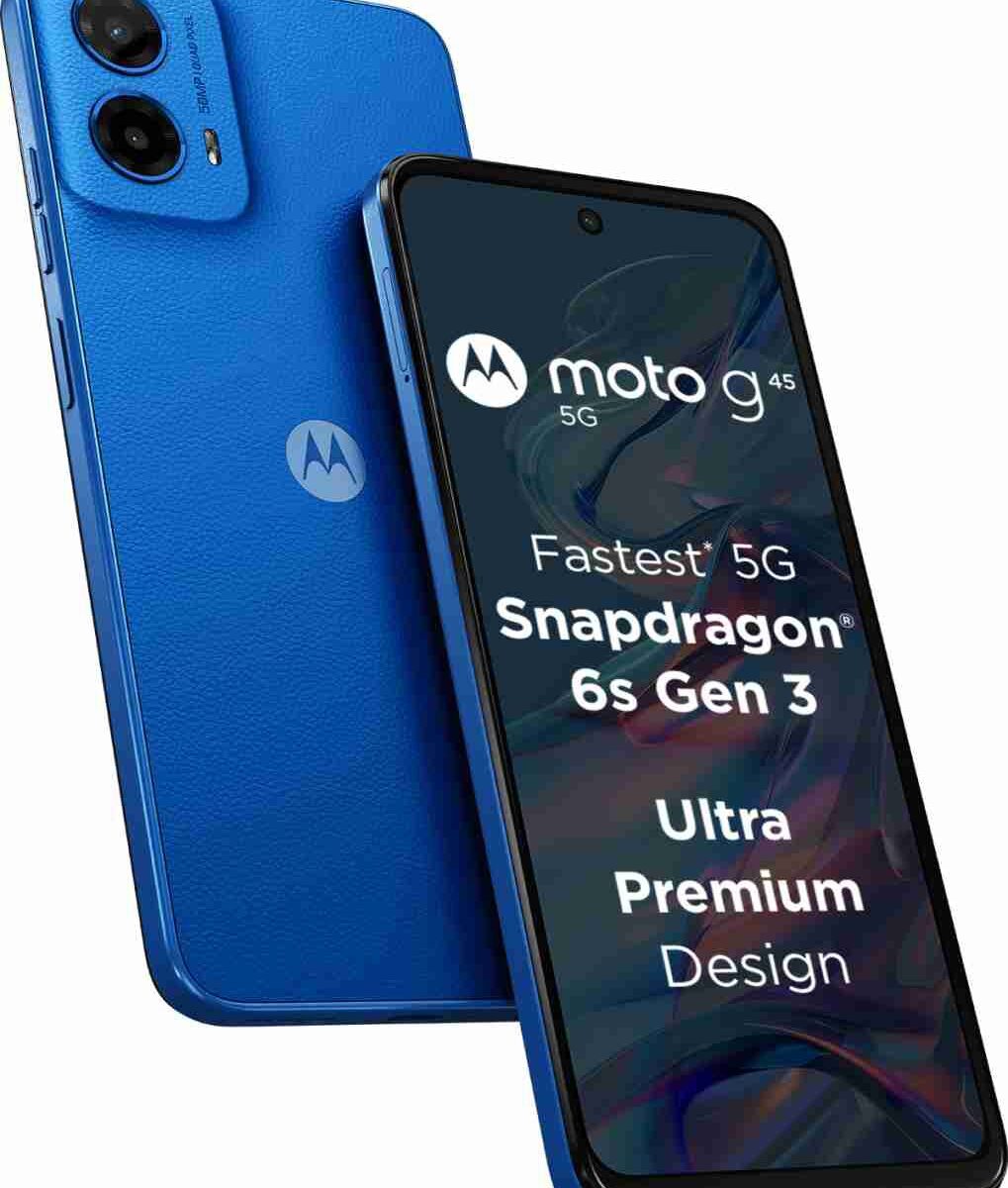 Motorola G45 5G (Brilliant Blue, 8GB RAM, 128GB Storage