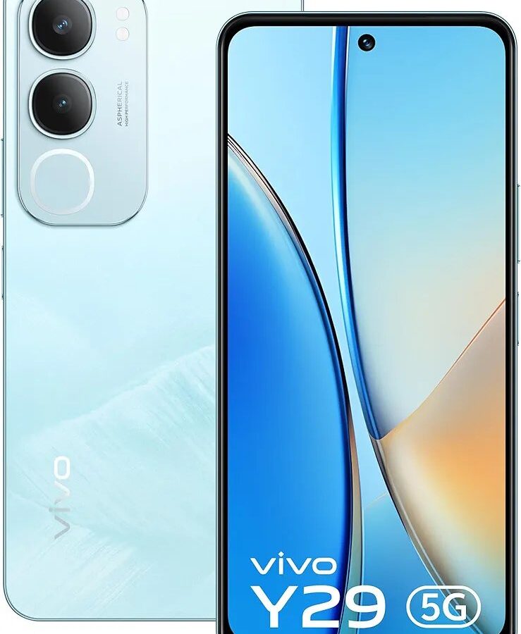 Vivo Y29 5G (Glacier Blue, 6GB RAM, 128GB Storage) Glacier Blue (5G Mobile)